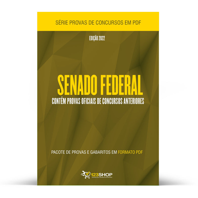 Pacote com 180 Provas Oficiais de Concursos da Senado Federal