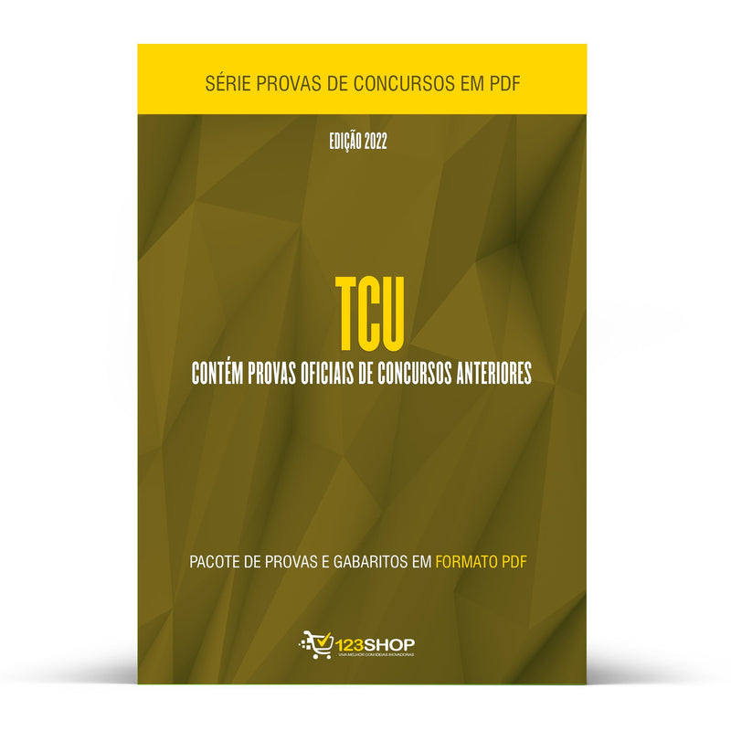 Pacote com 170 Provas Oficiais de Concursos do TCU