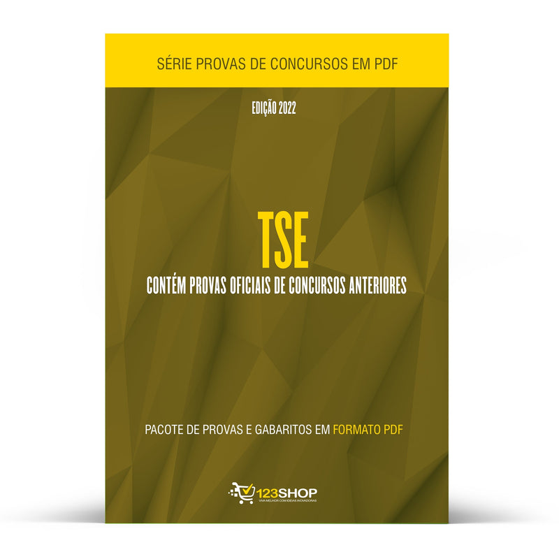 Pacote com 100 Provas Oficiais de Concursos do TSE