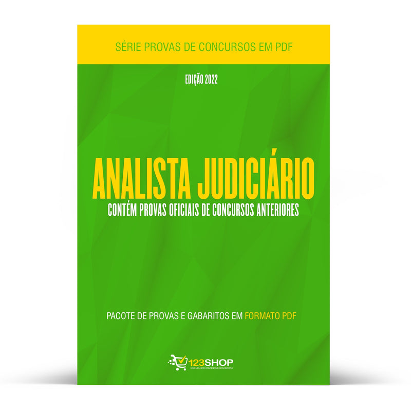 Pacote com 430 Provas Oficiais de Concursos para Analista Judiciário