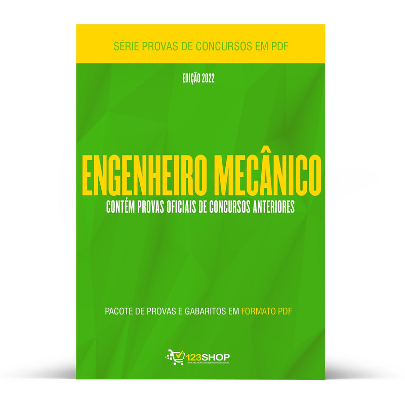 Pacote com 200 Provas Oficiais de Concursos para Engenheiro Mecânico