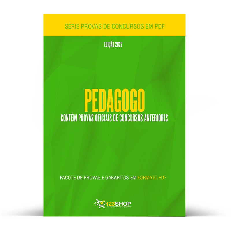 Pacote com 400 Provas Oficiais de Concursos para Pedagogo