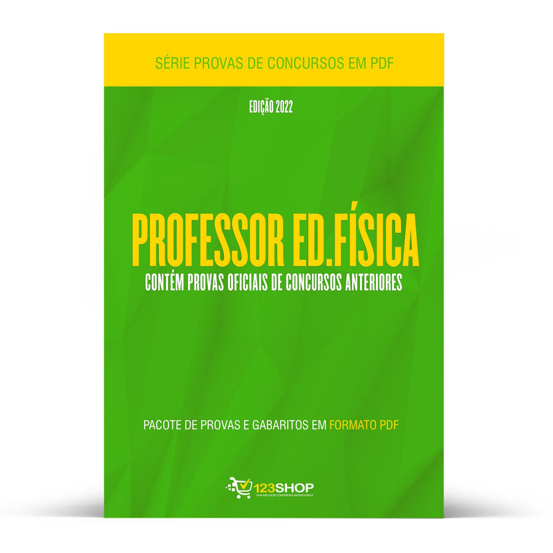 Pacote com 250 Provas Oficiais de Concursos para Professor de Educação Física