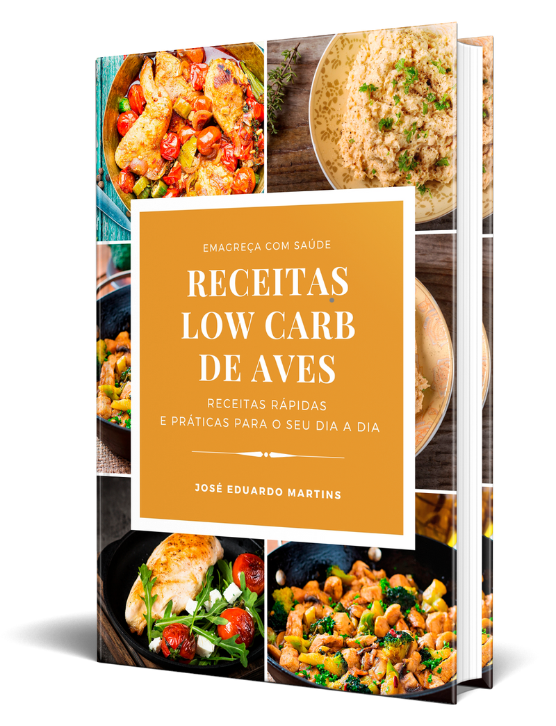 Ebook Receitas Low Carb de Aves