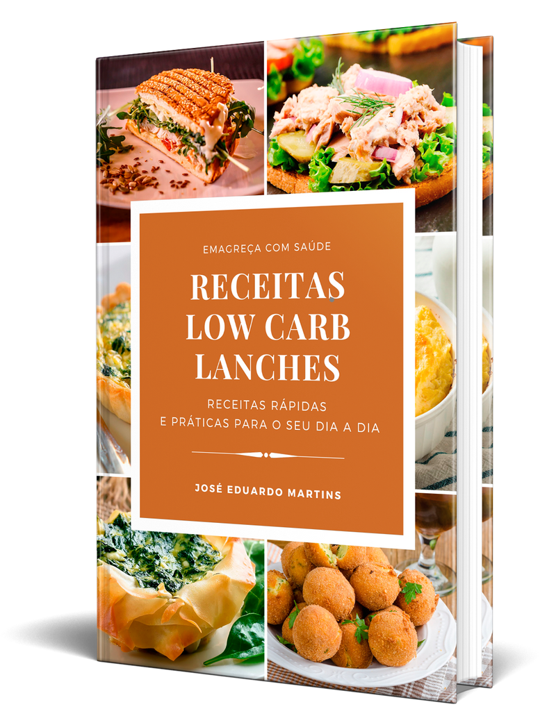 Ebook Receitas Low Carb de Lanches