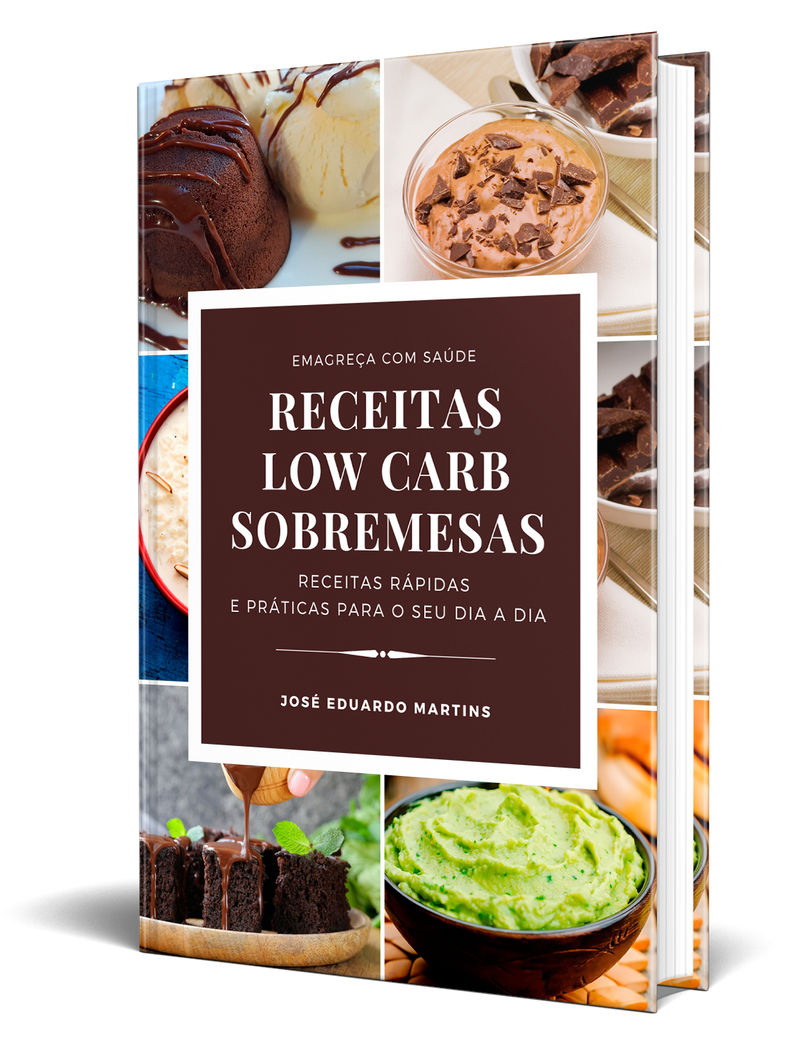 Ebook Receitas Low Carb de Doces Sobremesas