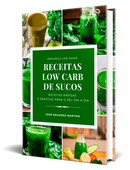 Ebook Receitas Low Carb de Sucos Detox
