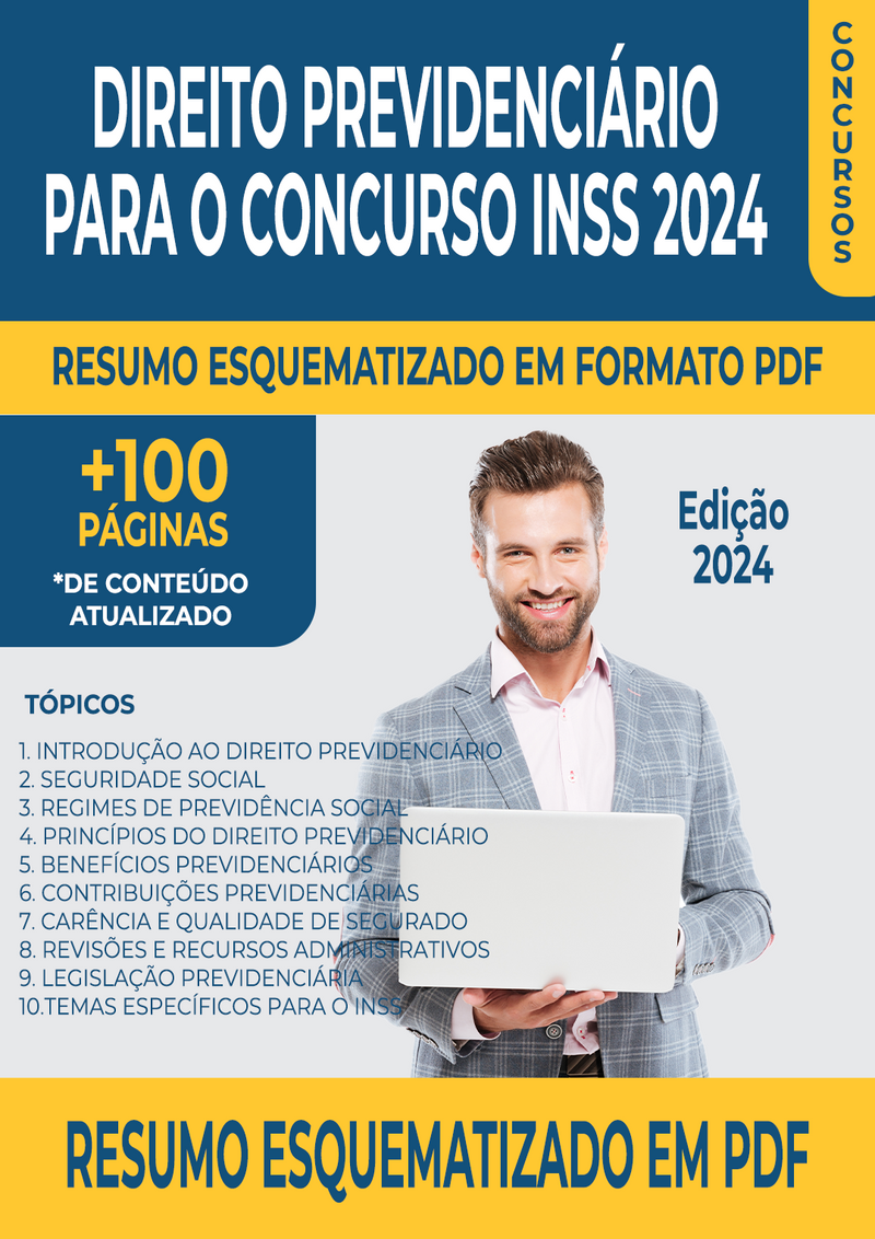 Resumo Esquematizado de Direito Previdenciário para o Concurso INSS 2024