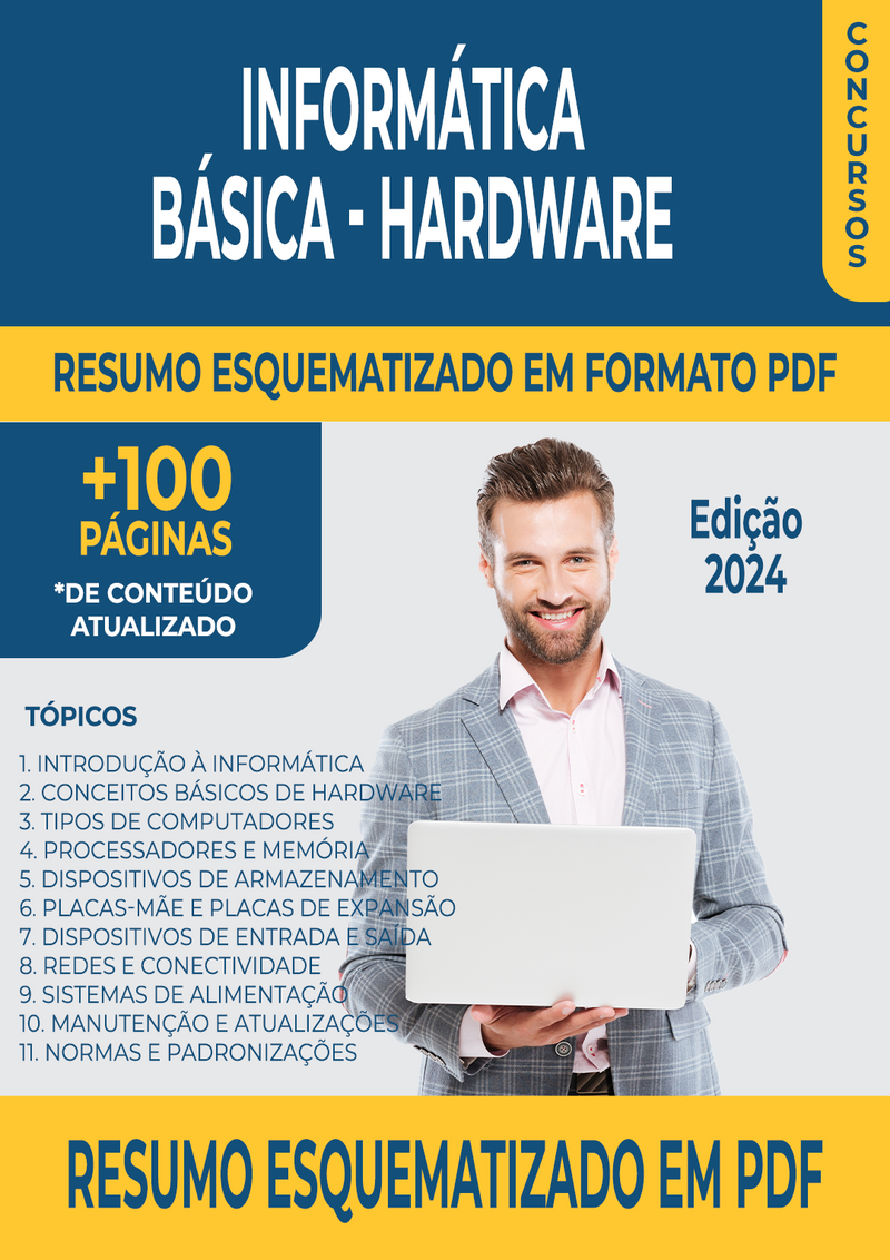 Resumo Esquematizado de Informática Básica - Hardware