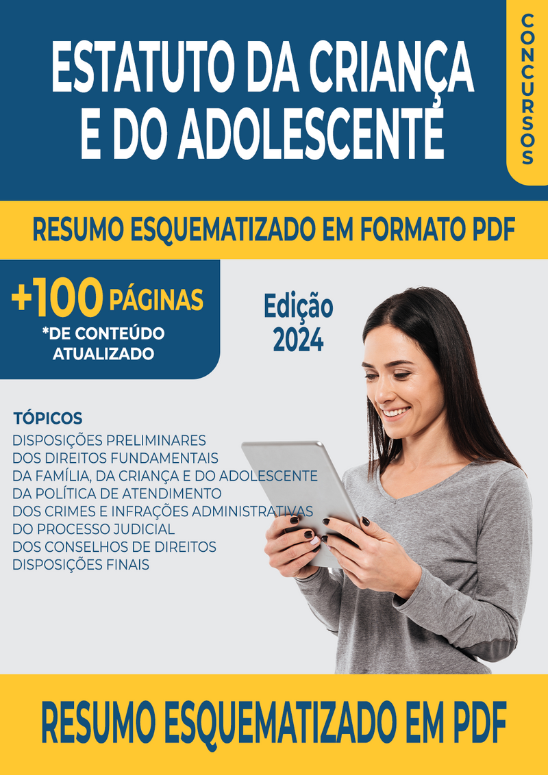 Resumo Esquematizado do ECA - Estatuto da Criança e do Adolescente