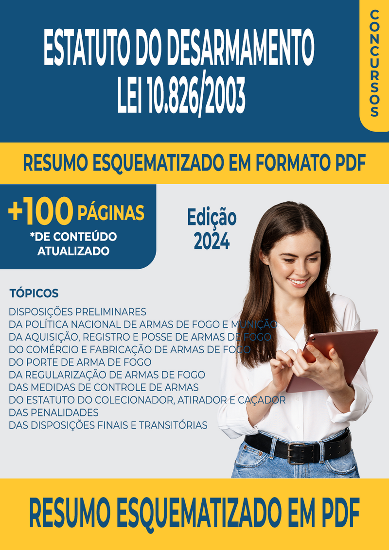 Resumo Esquematizado do Estatuto do Desarmamento - Lei 10.826/2003