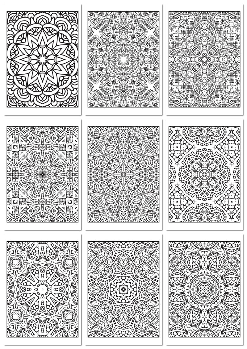 Livro de Colorir para Imprimir de Mandalas - 50 Imagens em Formato PDF - Acesso Imediato