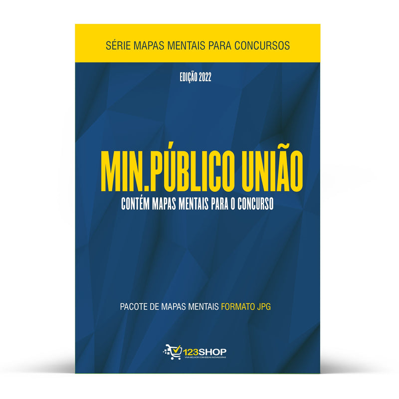 Pacote com 230 Mapas Mentais Concurso MPU – Ministério Público da União