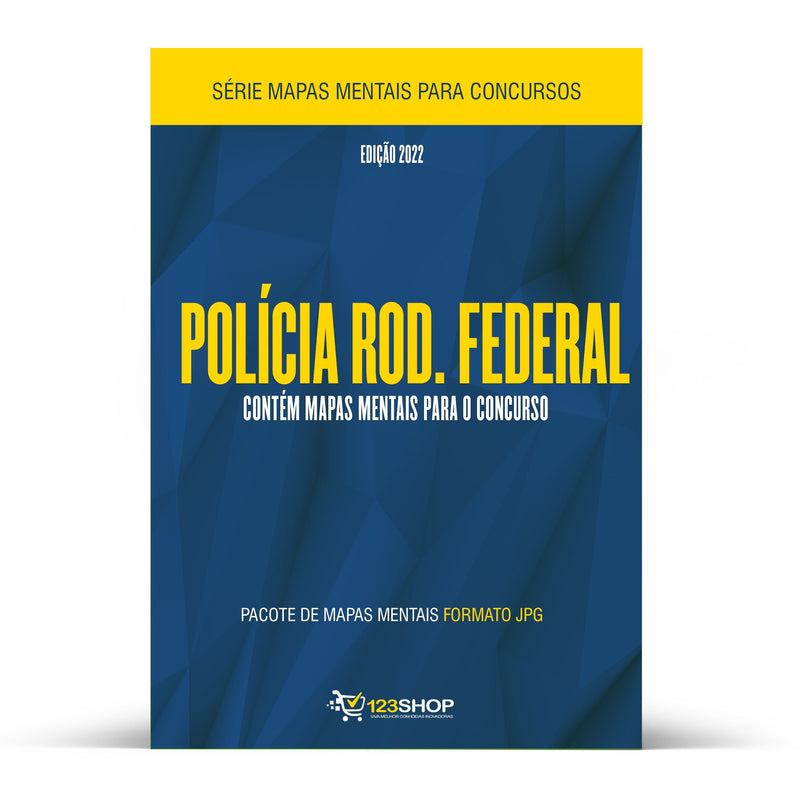 Pacote com 260 Mapas Mentais Concurso PRF – Polícia Rodoviária Federal